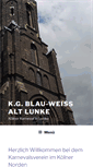 Mobile Screenshot of kg-alt-lunke.de